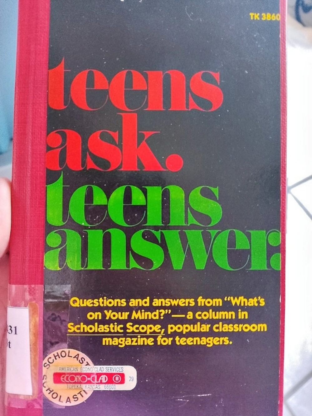 Scholastic Teens Ask, Teens Answer Paperback Book